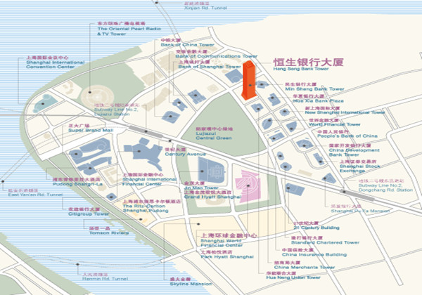恒生银行大厦地图