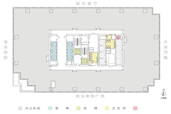 上海信泰中心平面图