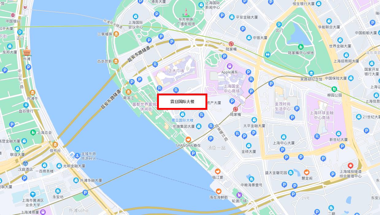 震旦国际大楼地图