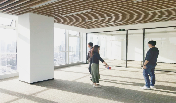 源深金融大厦出租198平办公室有装修无家具